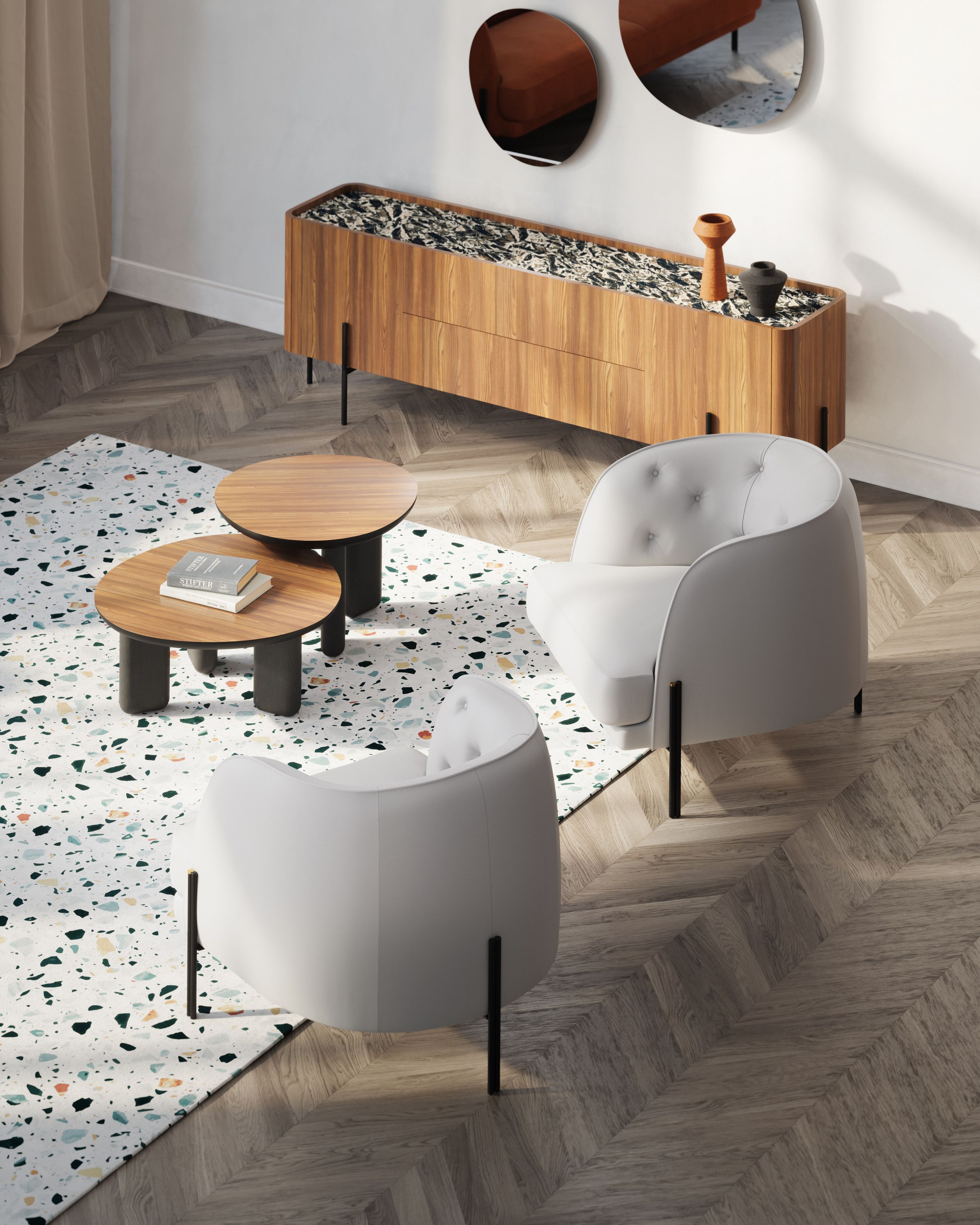 Кожаное кресло с подлокотниками Liu Jo Living Collection ARCH-00114179 - Вид №3