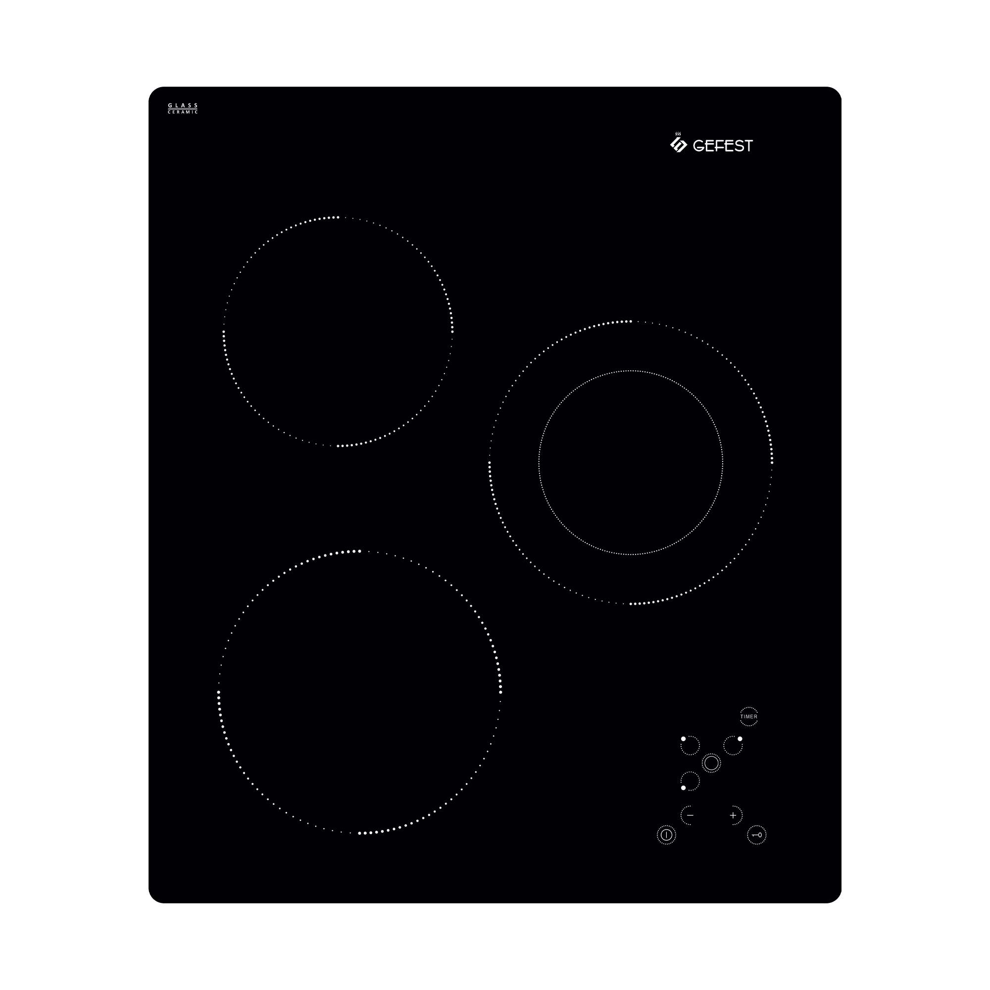 9114573 Электрическая варочная поверхность Gefest ПВЭ 4100 STDN-0039264