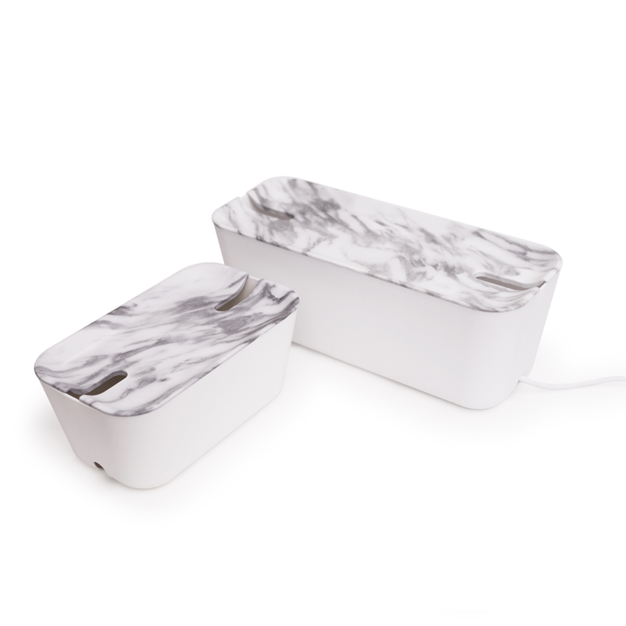 Органайзер серо-белый для проводов большой Hideaway BOSIGN  00-3872106 Белый;серый  - Вид №2