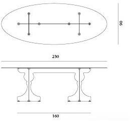 GARDA DESIGN Овальный стол sun-id-1467671 - Вид №2