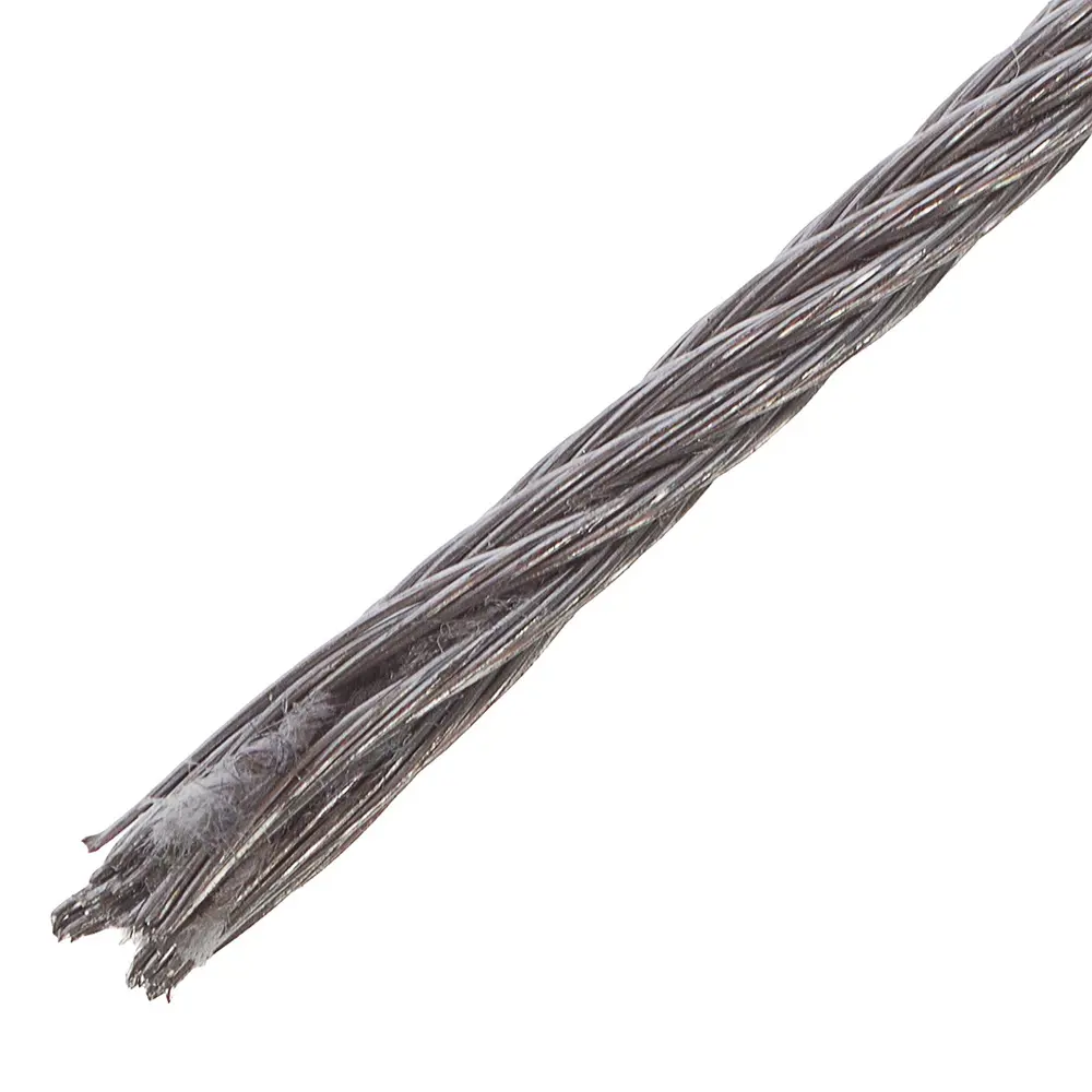 Трос стальной DIN 3055 2 мм 50 м, цвет цинк 15956048 STLM-2031657 Santreyd 
