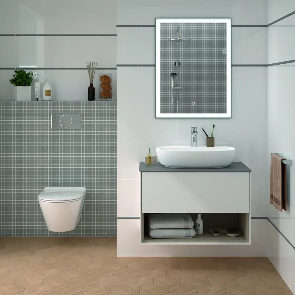 Kerama Marazzi Декоративный карандаш для плитки серый 20×1,5 см 82005213 STLM-0946735 - Вид №3
