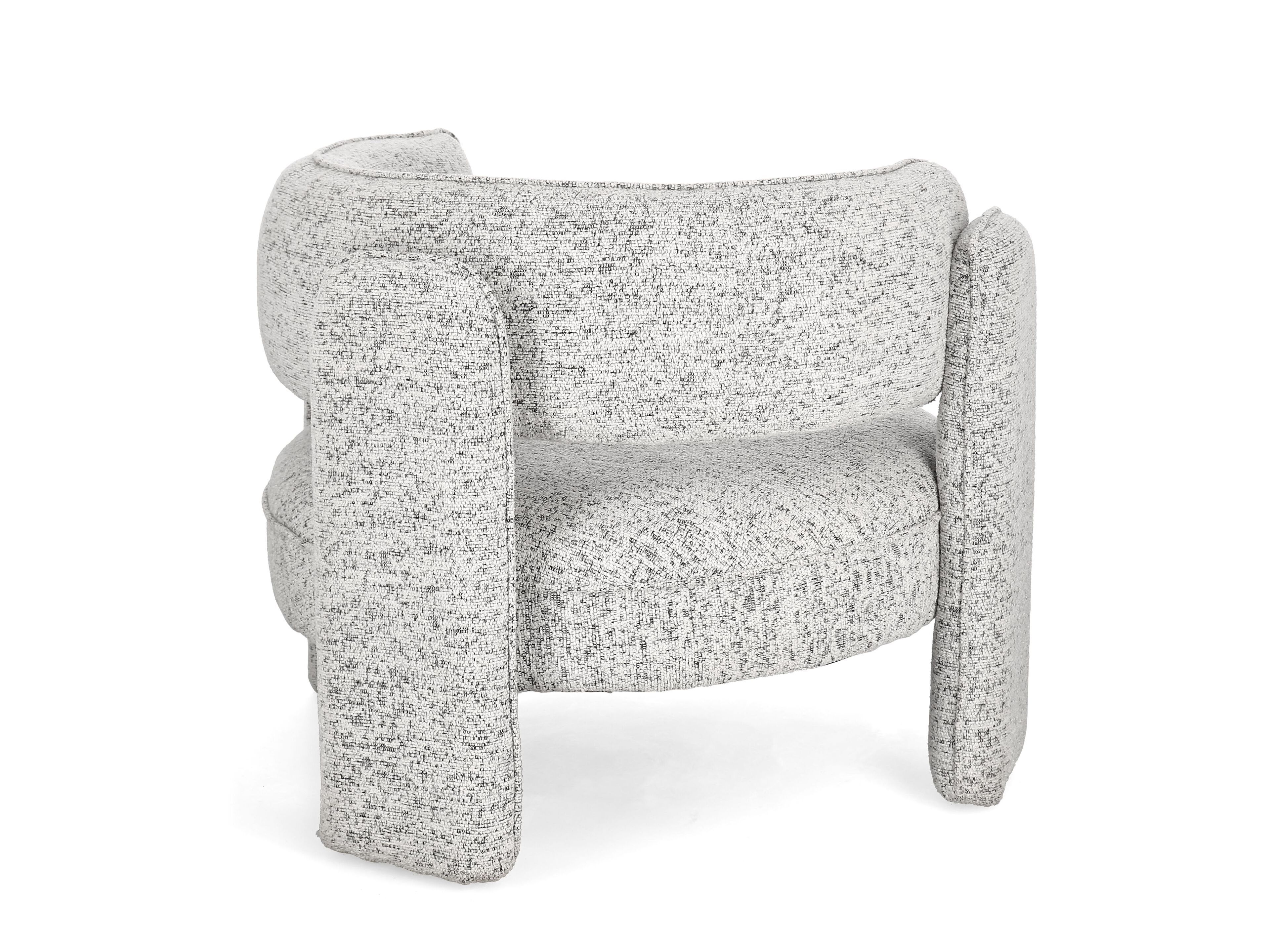 Тканевое кресло с подлокотниками BIZZOTTO AISHA ARCH-00081053 - Вид №2