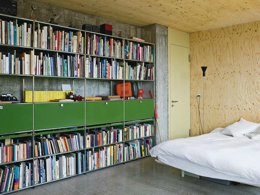 USM Модульный открытый книжный шкаф из металла Usm haller system sun-id-1347487 - Вид №1