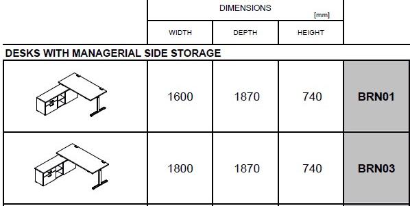 MDD Угловой стол с системой управления кабелями Yan sun-id-1373251 - Вид №1