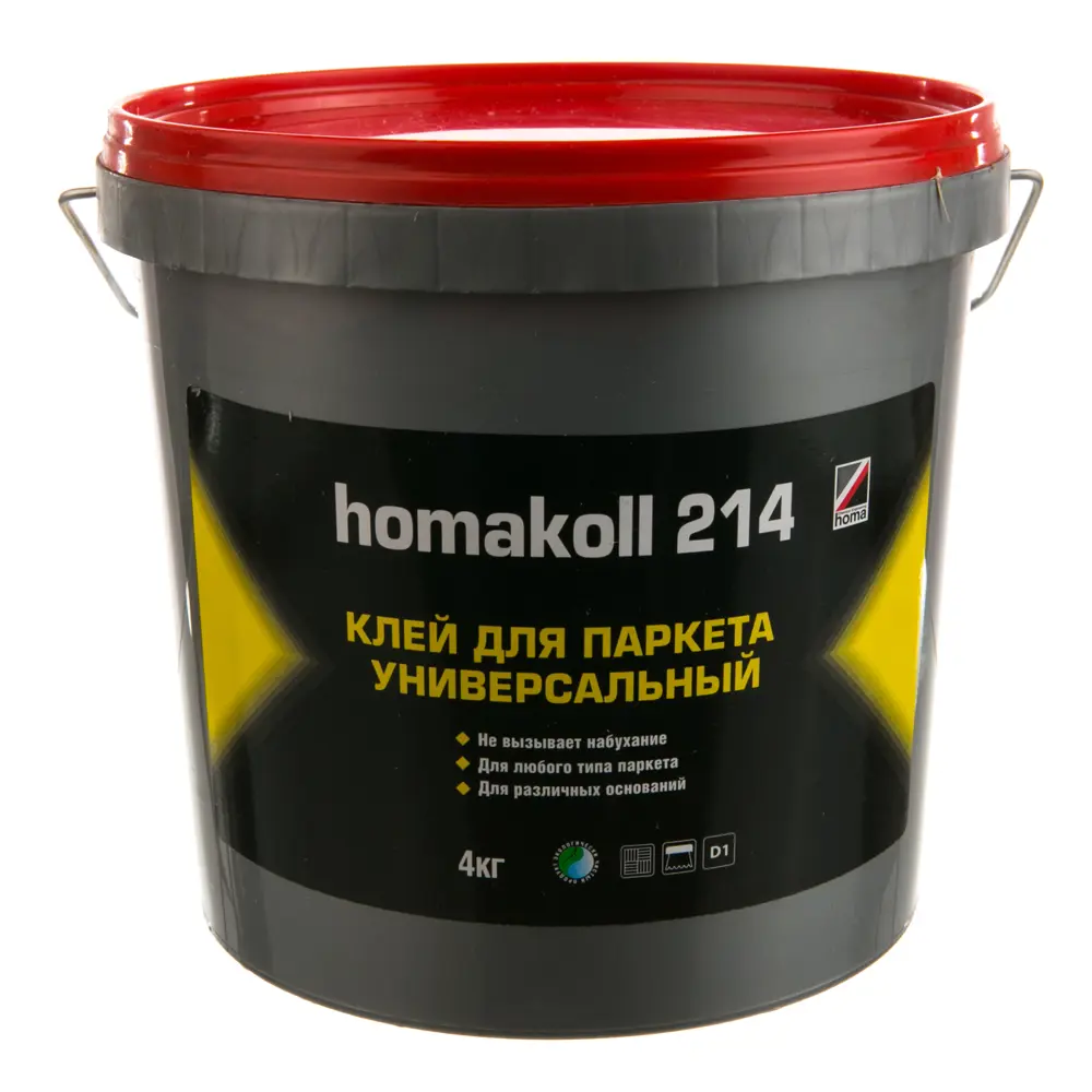 Клей универсальный для паркета Homakoll 214, 4 кг 11732418 STLM-2023943 Santreyd 