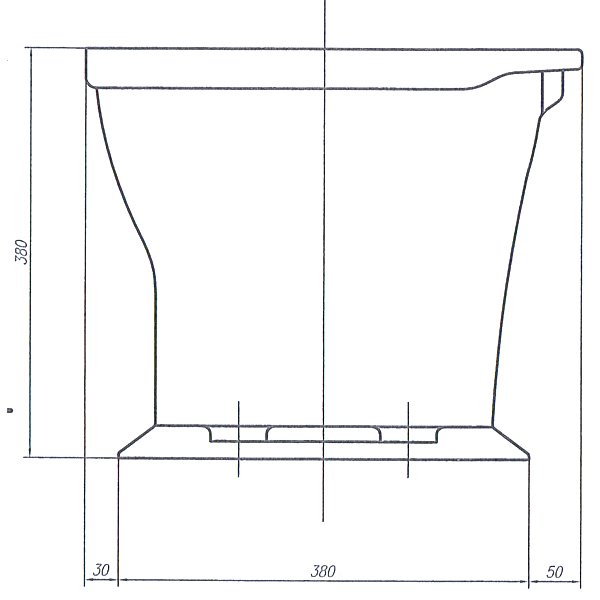 1015158 Приставной унитаз напольный Белый Лобненский Стройфарфор  Россия  - Вид №1