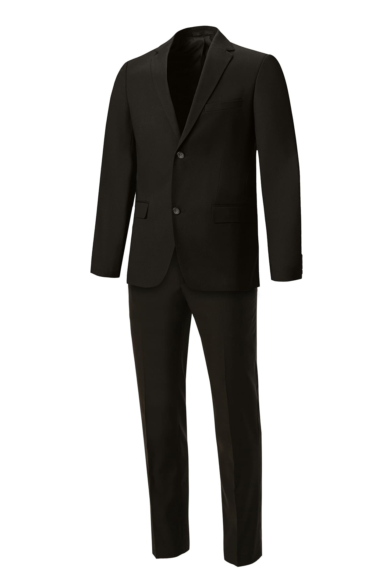 63964 Костюм мужской классический  black El-Risto  Одежда для охранных структур  размер 104 (52)/170 