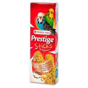 ПР0035391 Лакомство для птиц Prestige палочки для волнистых попугаев с яйцом и ракушечником 2х30г VERSELE-LAGA