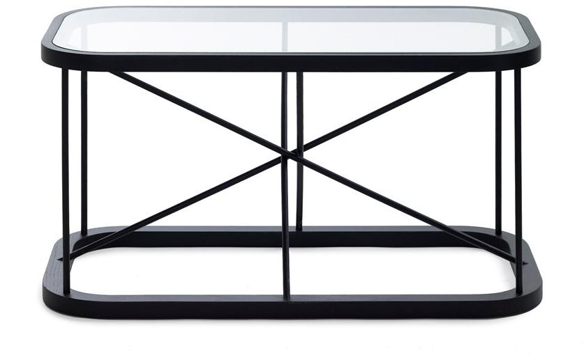 Woodnotes Прямоугольный журнальный столик из дерева и стекла sun-id-1445970 - Вид №1