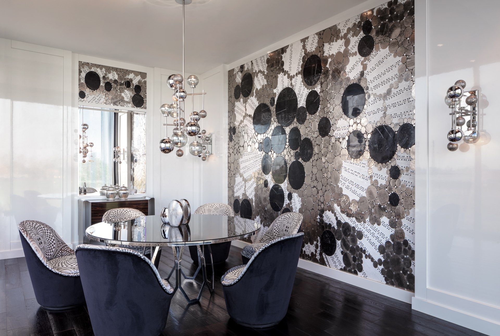 Круглый мраморный стол Sicis Fluxus ARCH-00037507 - Вид №3