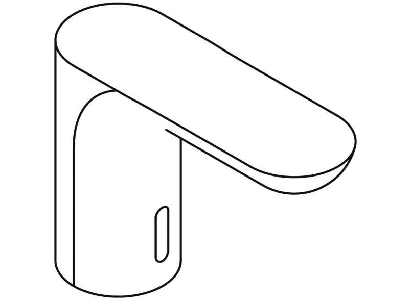 AQ1.12S20040 Сенсорный электронный кран HEWI Kids - Вид №4