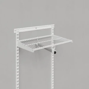 Вешалка 31x9.5x3 см металл цвет белый