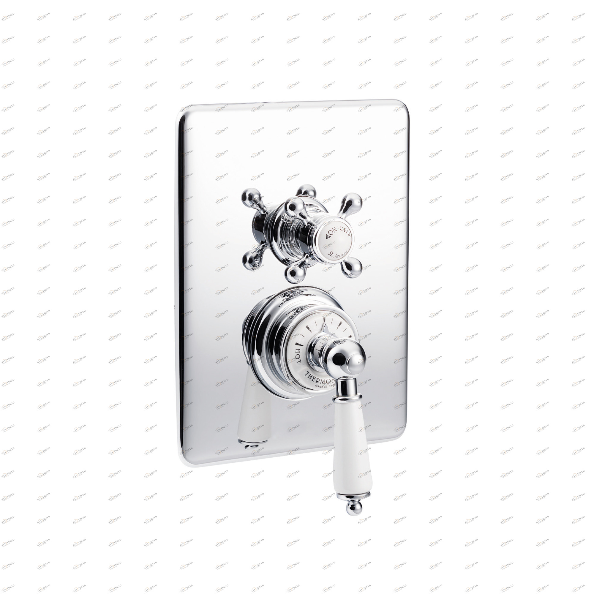 Traditional bathrooms Термостатический смеситель для душа с накладкой Tb760.614variantenoptional 