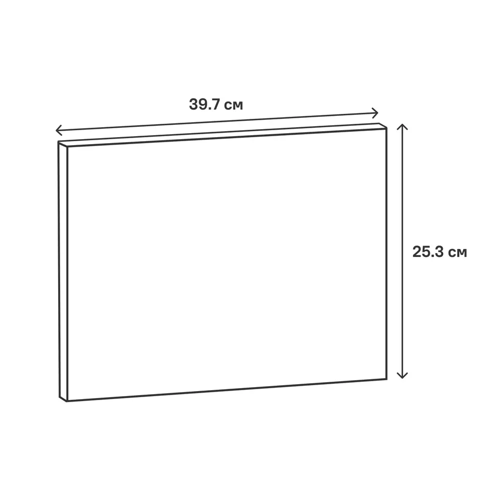 Фасад для кухонного ящика DELINIA ID Рошаль 39.7x25.3 см в стиле тёмное дерево 86881111 STLM-0875818 - Вид №13