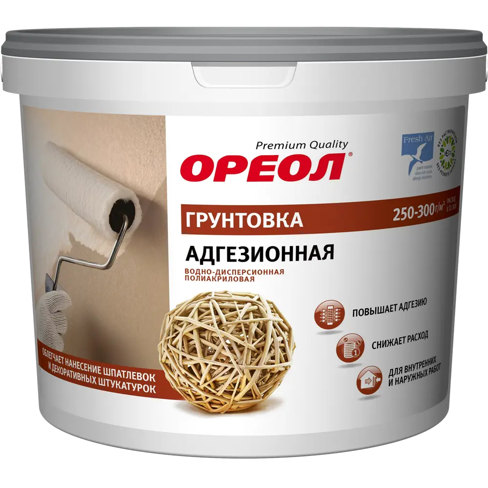 Грунтовка адгезионная Ореол 6 кг 84439967 STLM-2166315 