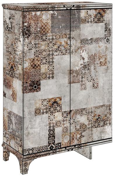 MOMENTI Комод из стеклопластика с распашными дверцами Crazy home furniture - maiolica collection sun-id-1380260 - Вид №3