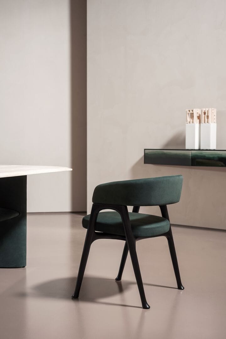 Деревянный мягкий стул Baxter CORINNE ARCH-00102848 - Вид №3