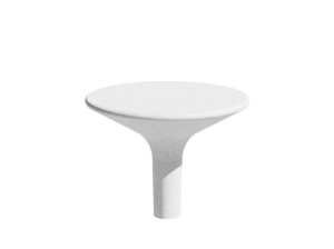 Круглый бетонный стол для общественных мест