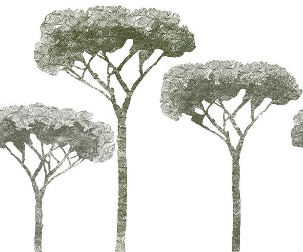 Wall&decò Обои с цветочными мотивами Contemporary wallpaper 2011 sun-id-1396928 - Вид №2