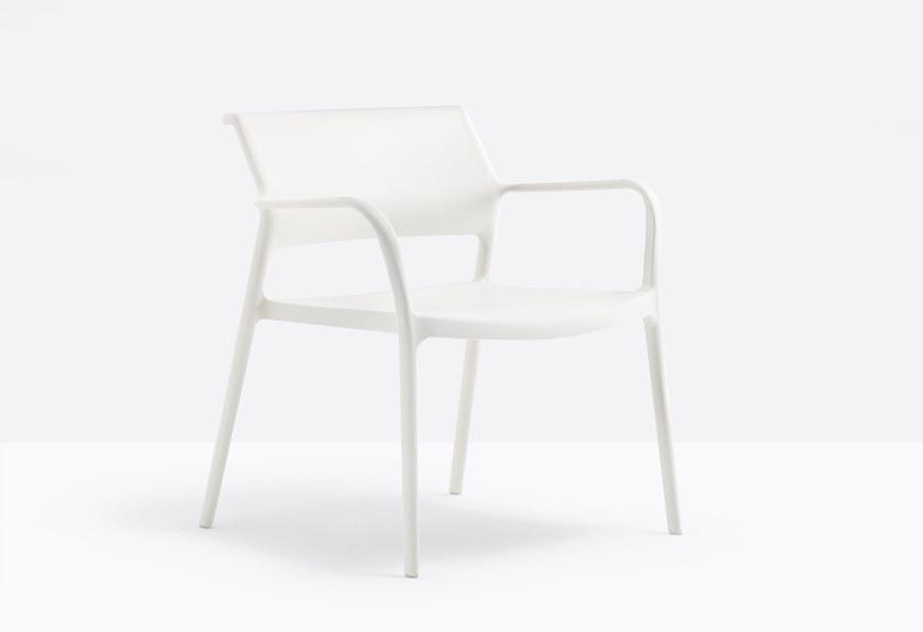 Pedrali Штабелируемое кресло из полипропилена с подлокотниками Ara sun-id-1371517 - Вид №7