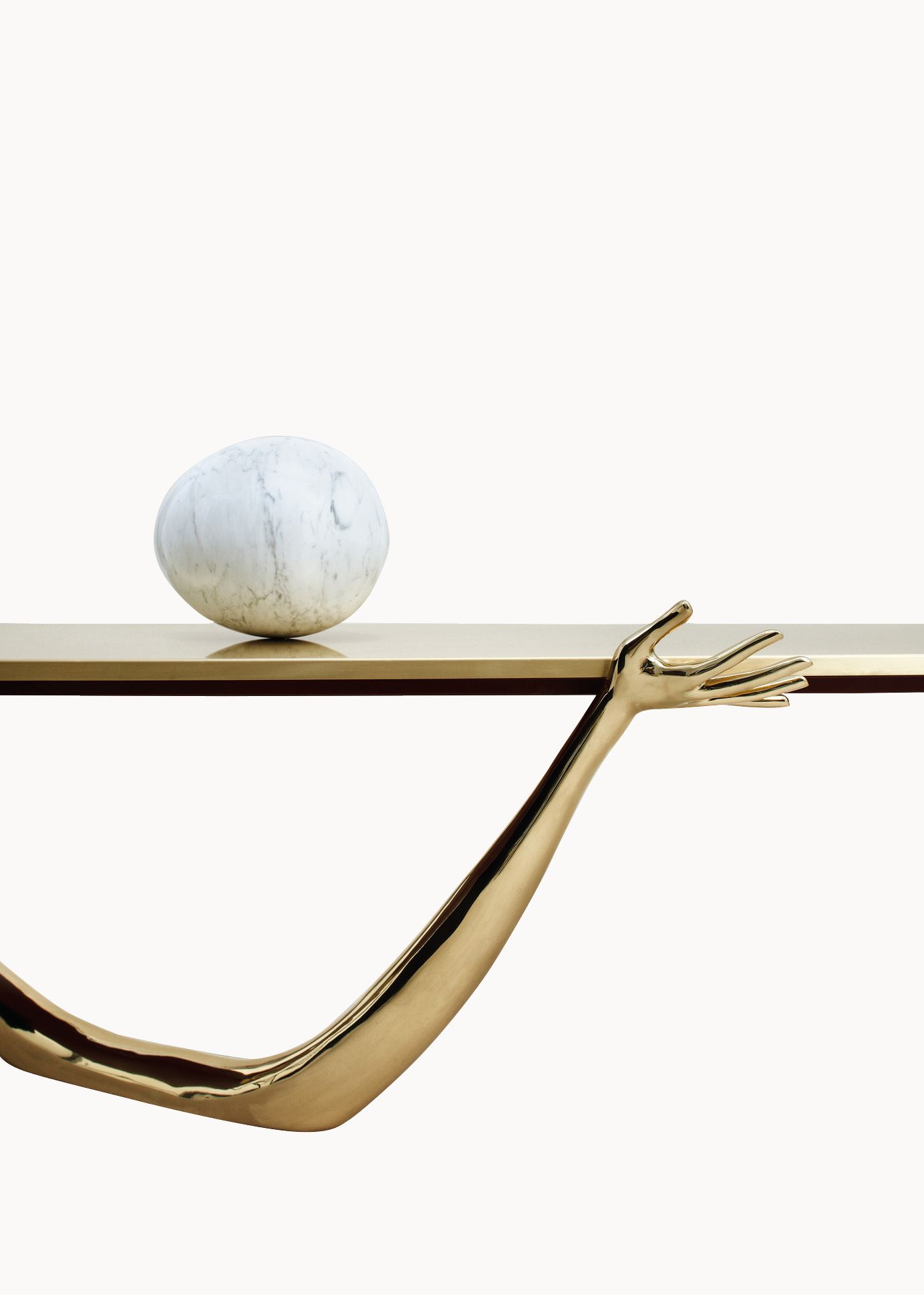 Латунный низкий журнальный столик BD Barcelona дали ARCH-00126835 - Вид №2