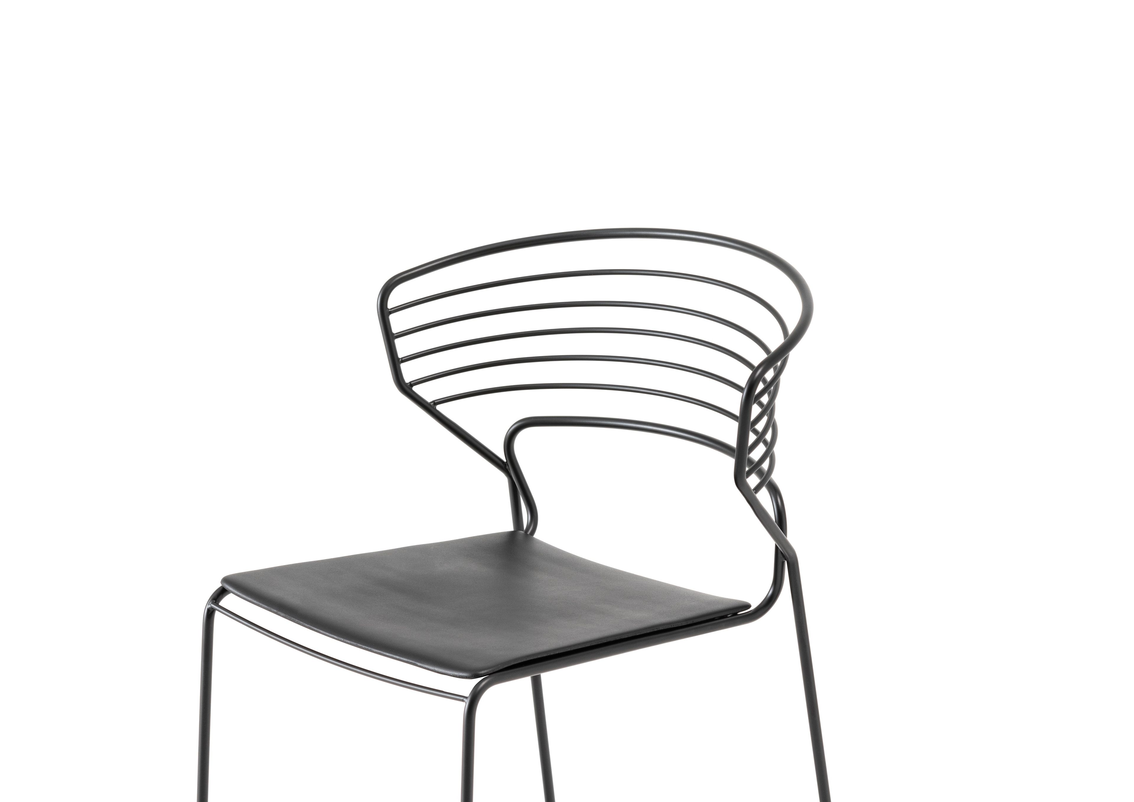 Штабелируемый стальной стул Desalto Koki Wire ARCH-00022153 - Вид №13