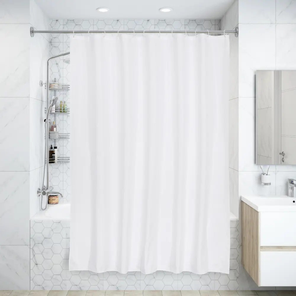 Штора для ванной комнаты «Happy» 180х200 см 18540056 STLM-2184489 SENSEA