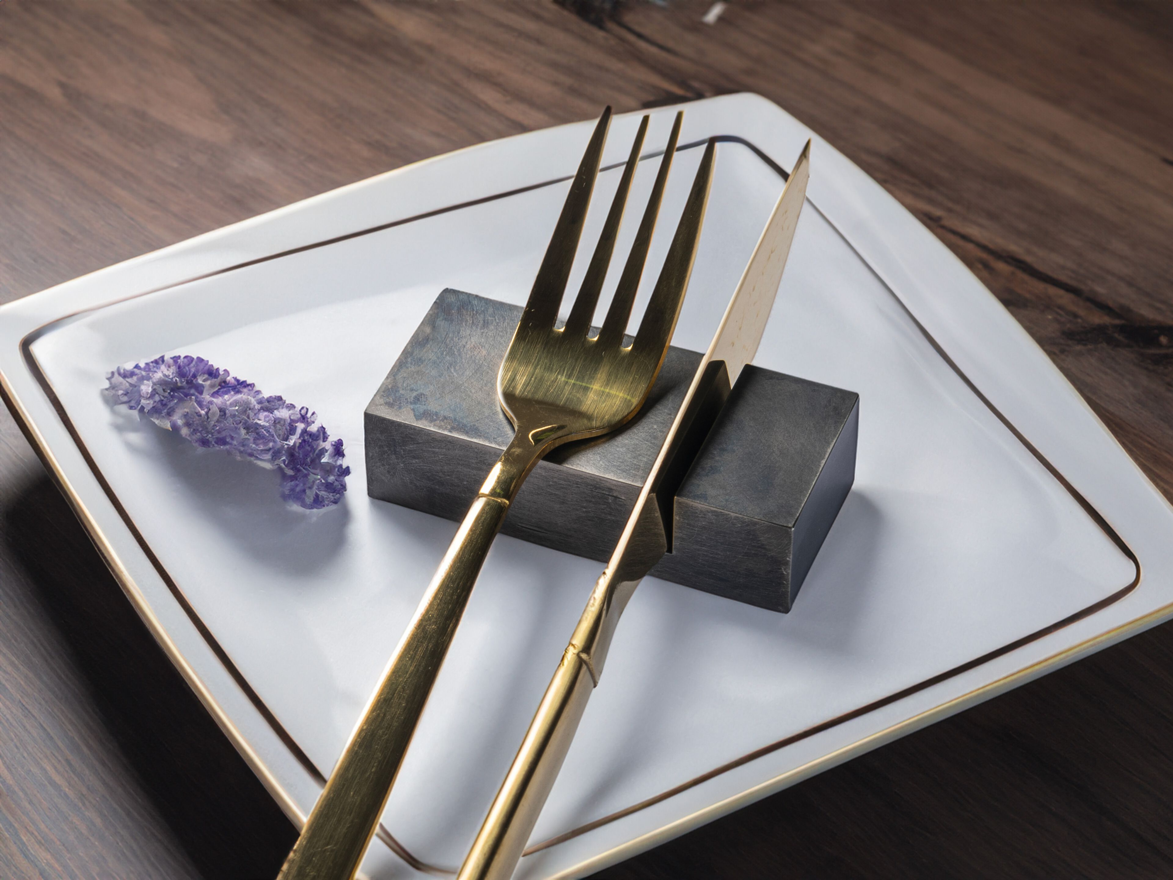 Подставка для столовых приборов из латуни Lusent35 Costa del sol ARCH-00102473 - Вид №1