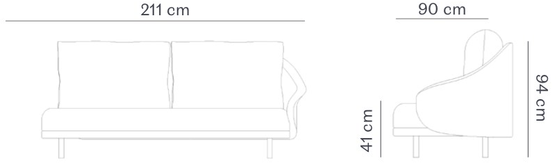 NORR11 Диван из ткани sun-id-1484254 - Вид №5