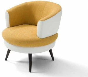 Max Divani Кресло из ткани с подлокотниками