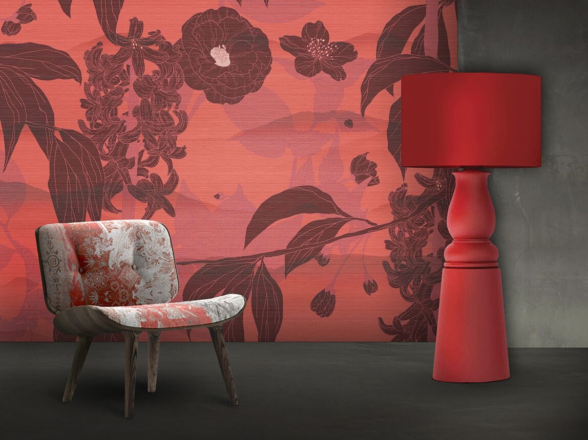 Обои с цветочными мотивами N.O.W. Edizioni FLORAL / CAMELIA ARCH-00105310