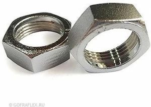 Накидная гайка латунная 2 дюйма Flexible hose Россия