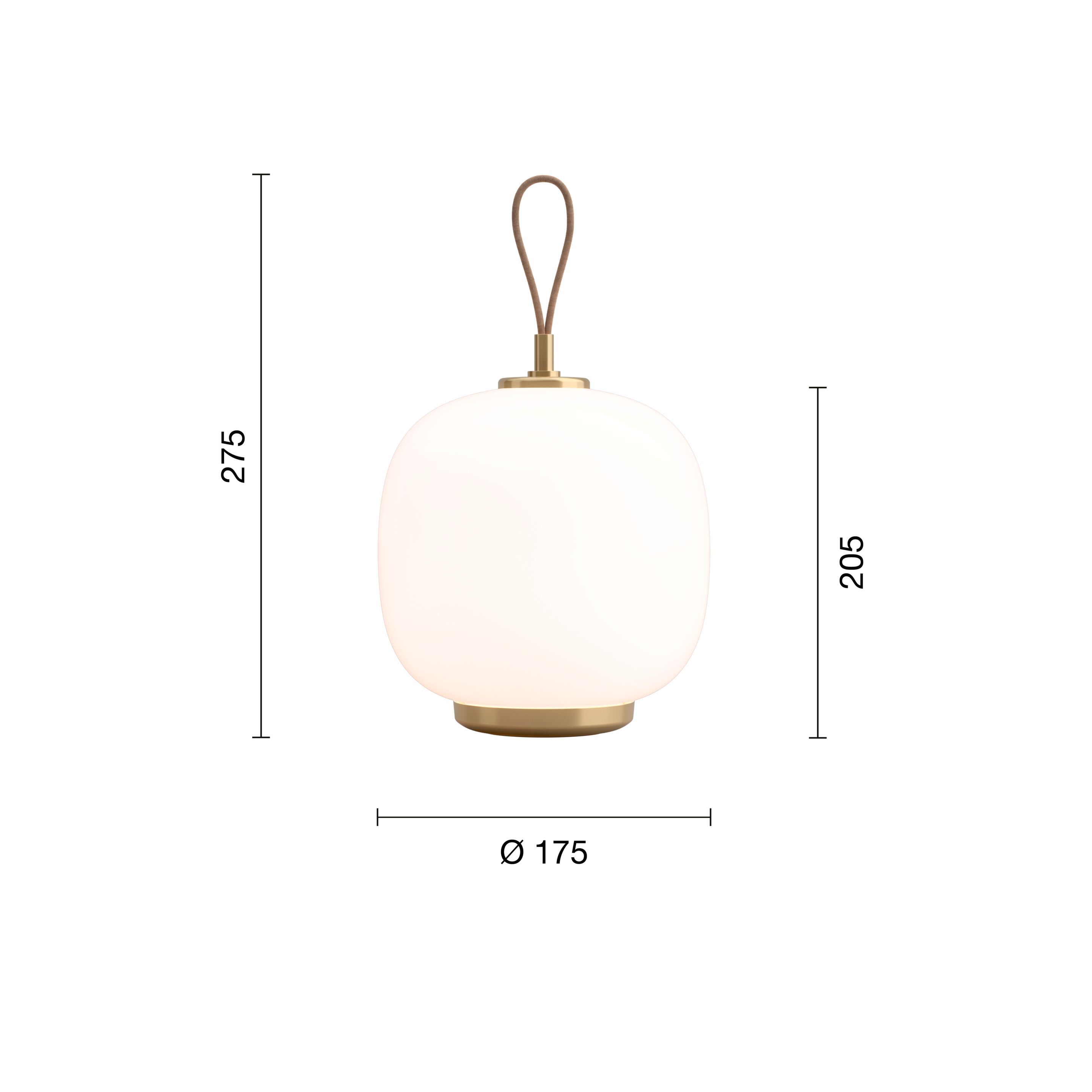 Светодиодная настольная лампа из опалового стекла с диммером Louis Poulsen VL45 ARCH-00101782 - Вид №4