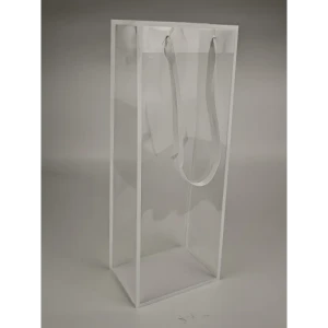 Подарочный пакет Арт и дизайн 9x34x13 см цвет белый