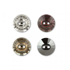 3019 ММ16 Пуговица Crystal 26 16 мм белый (crystal 001) Сваровски