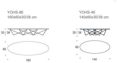 Kendo Mobiliario Низкий овальный лакированный журнальный столик sun-id-1460875 - Вид №3