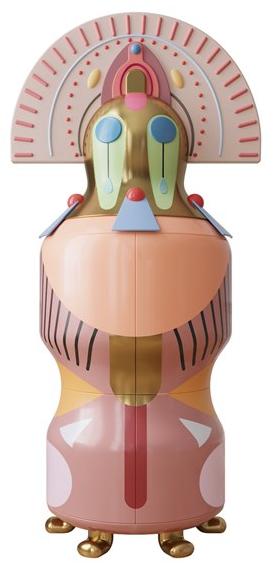 Scarlet Splendour Буфет из лакированной фанеры с распашными дверцами I danzatori Ch01 - Вид №2