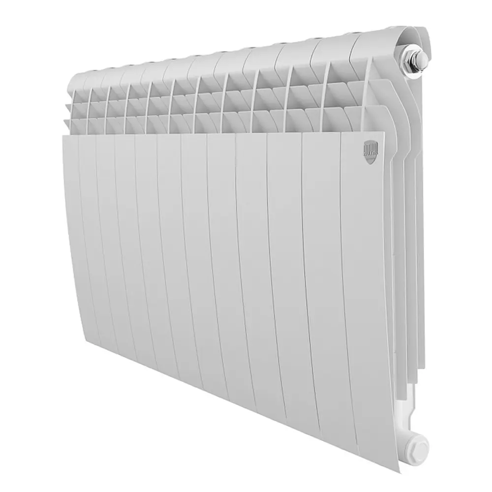 Радиатор секционный Royal Thermo Biliner RTBBTVR50012 500/87 12 секций нижнее правое подключение биметалл белый 82758189 STLM-2193145 - Вид №1