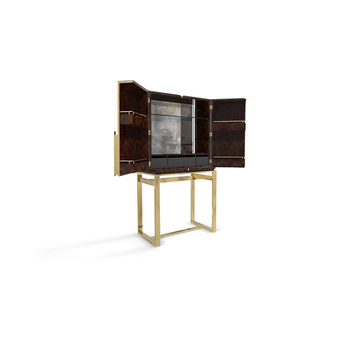 Шкафы Lloyd Bar Cabinet Covethouse LUXXU  - Вид №2