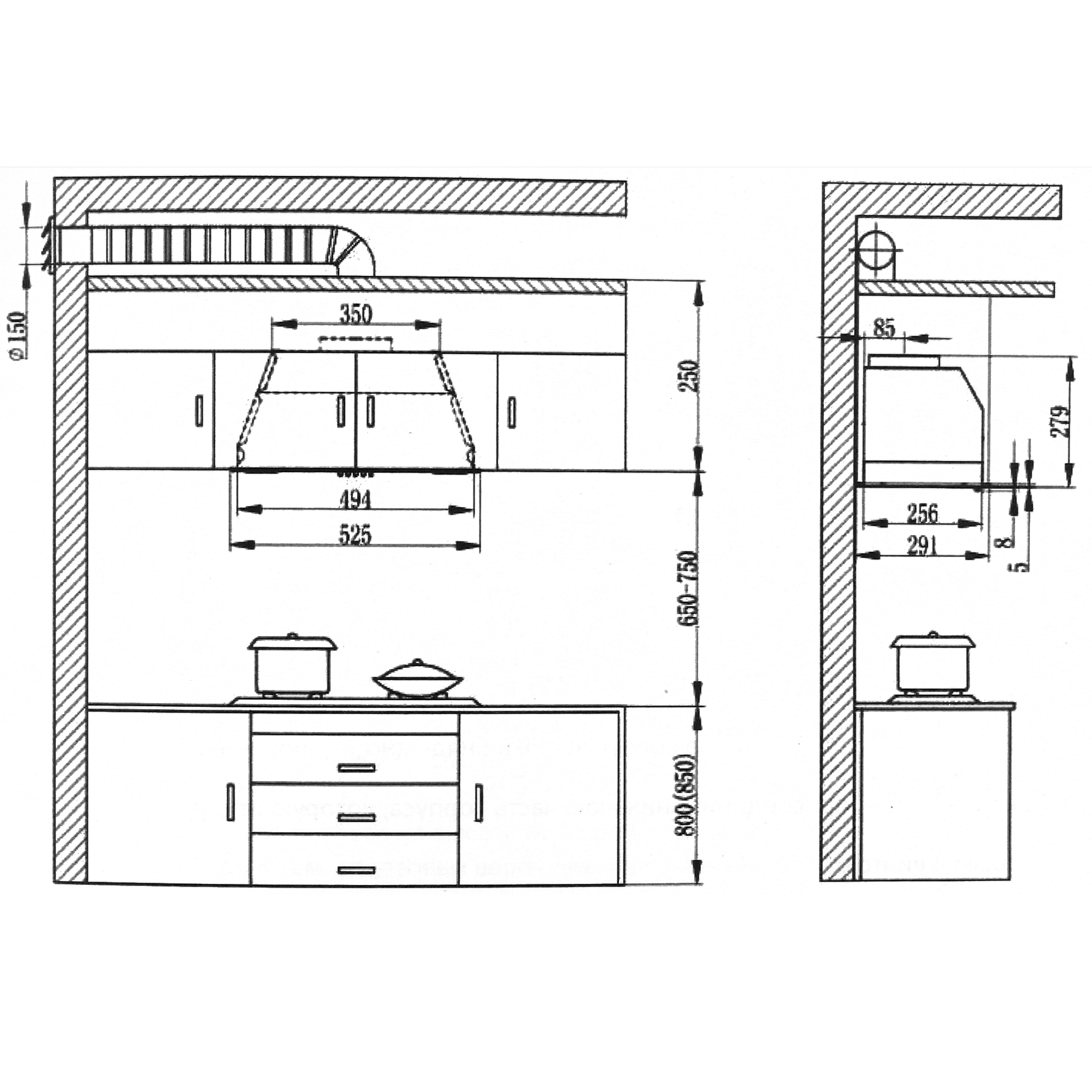 8171863 Вытяжка наклонная LEX PLAZA GS 600 белый STDN-0014104 - Вид №11