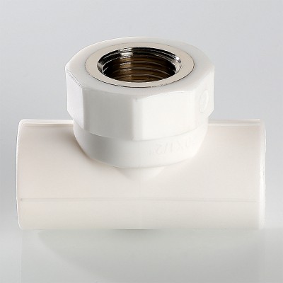 VTp.732.0.02005 Фитинг полипропиленовый – тройник с переходом на внутреннюю резьбу Valtec 20 мм х 3/4"  - Вид №8