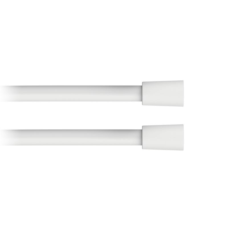 08951001 PREMIUM Серебряный шланг для душа 120 Белый GRB MIXERS 