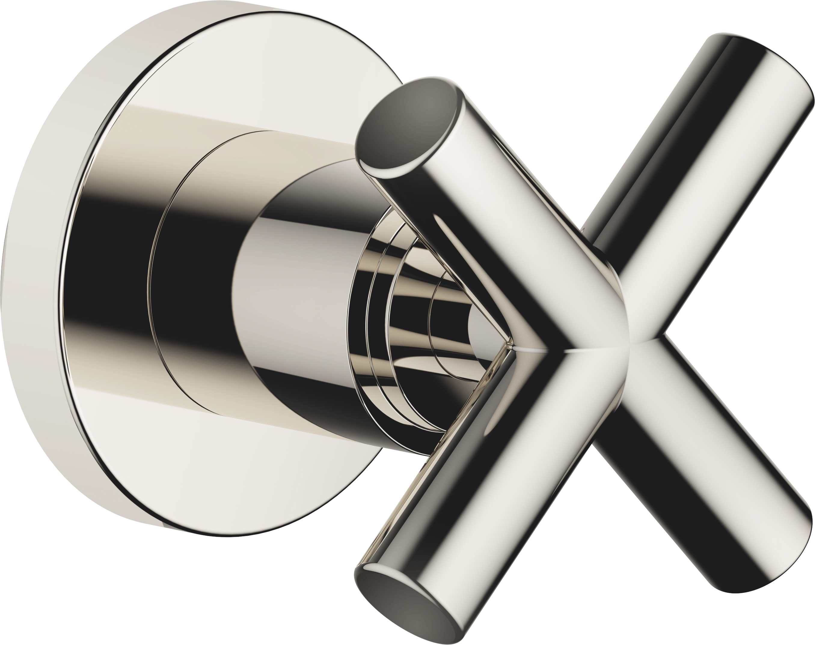 Настенный клапан TARA с закрытием по часовой стрелке 1/2" - Платина