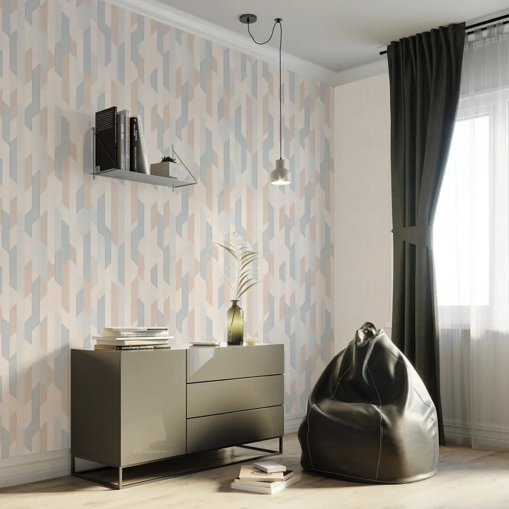 Обои флизелиновые Home Color Tact бежевые 1.06 м HC31138-22 88120909 STLM-2107091 - Вид №3