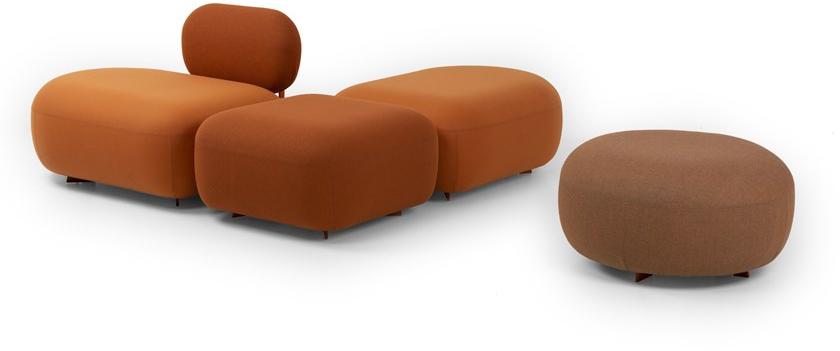 True Design Круглый мягкий пуф с полкой для журналов Code Cd80ro +cd60ro - Вид №10