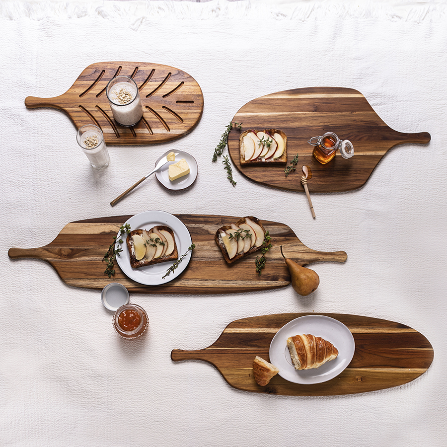 TH701 Доска для хлеба canoe 48х23 см TEAKHAUS  - Вид №4