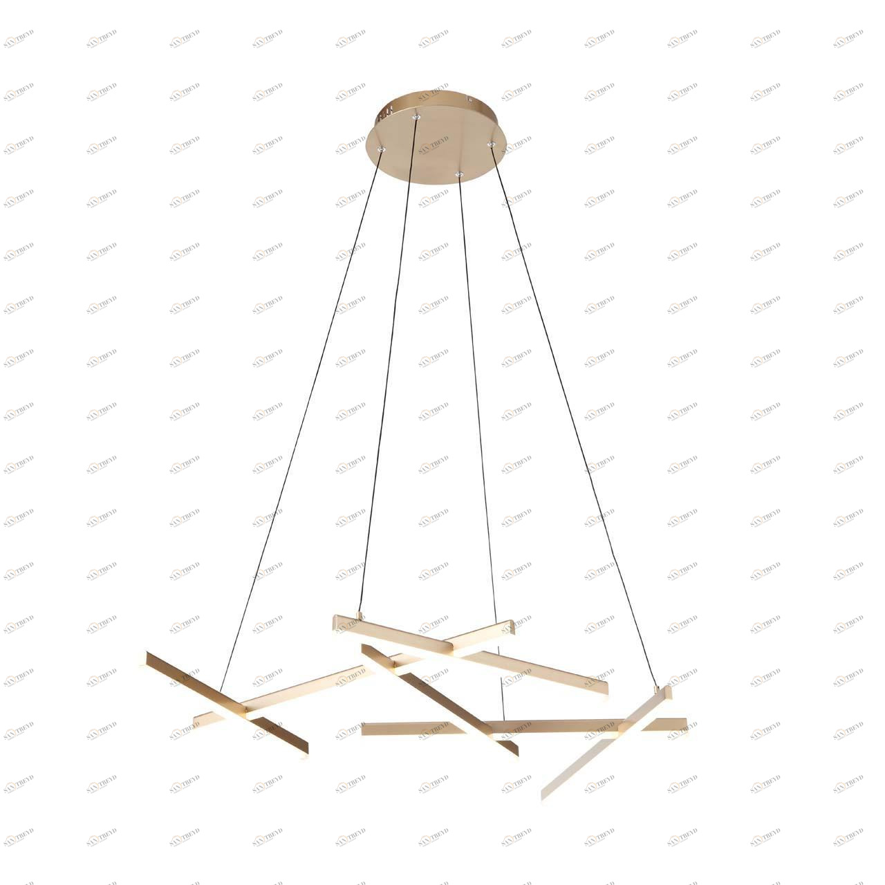 Подвесной светильник золотистый ST Luce Basoni SL394.213.06 ST LUCE ДИЗАЙНЕРСКИЕ, BASONI 00-3890095 Золото 