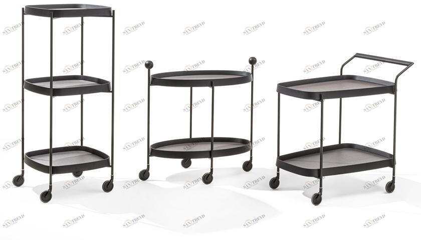 Porada Тележка для еды из ореха каналетта Twenty sun-id-1480625