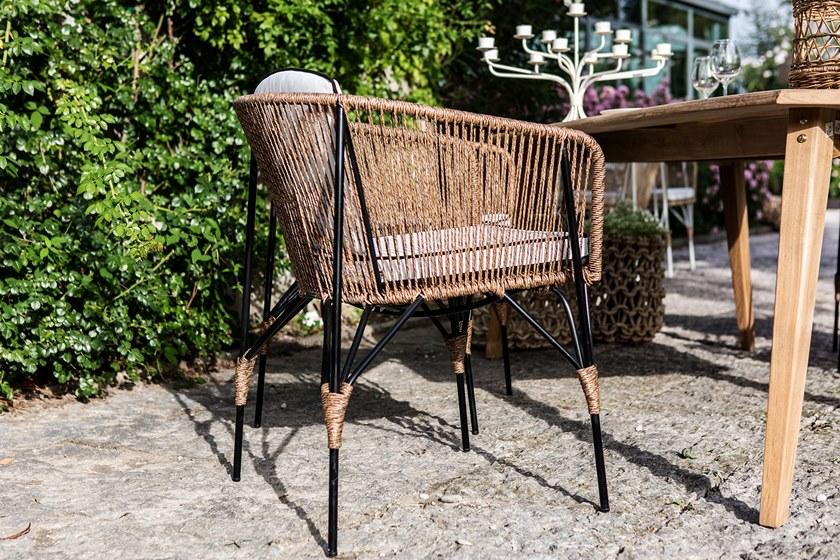 cbdesign Садовый стул из синтетического волокна с подлокотниками Lodz N068n1 - Вид №5